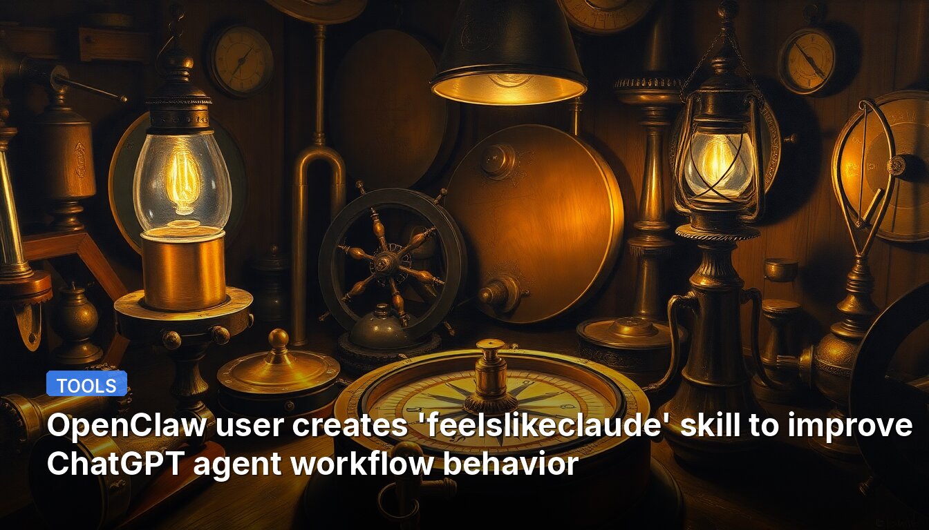 OpenClaw user creates 'feelslikeclaude' skill to improve ChatGPT agent workflow behavior
