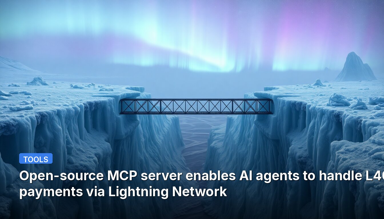 Open-source MCP server enables AI agents to handle L402 payments via Lightning Network