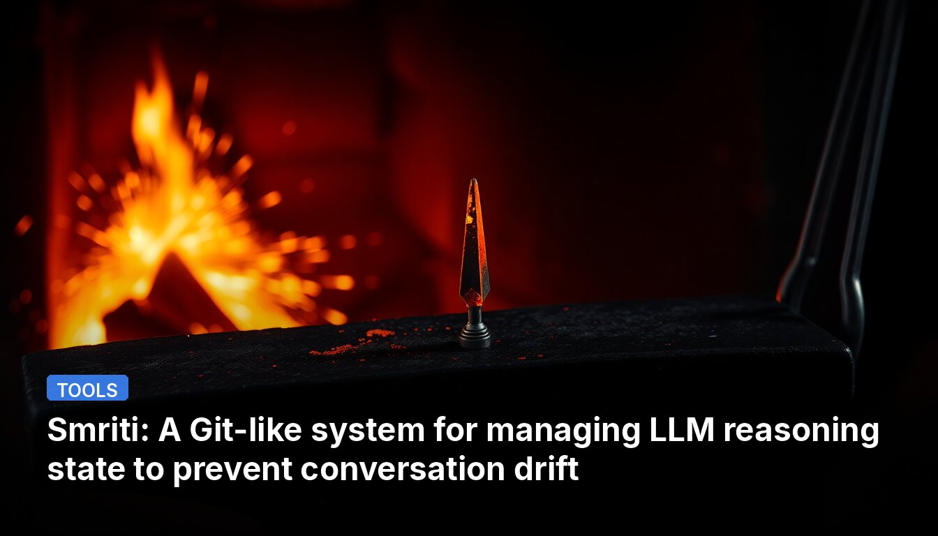 Smriti: A Git-like system for managing LLM reasoning state to prevent conversation drift