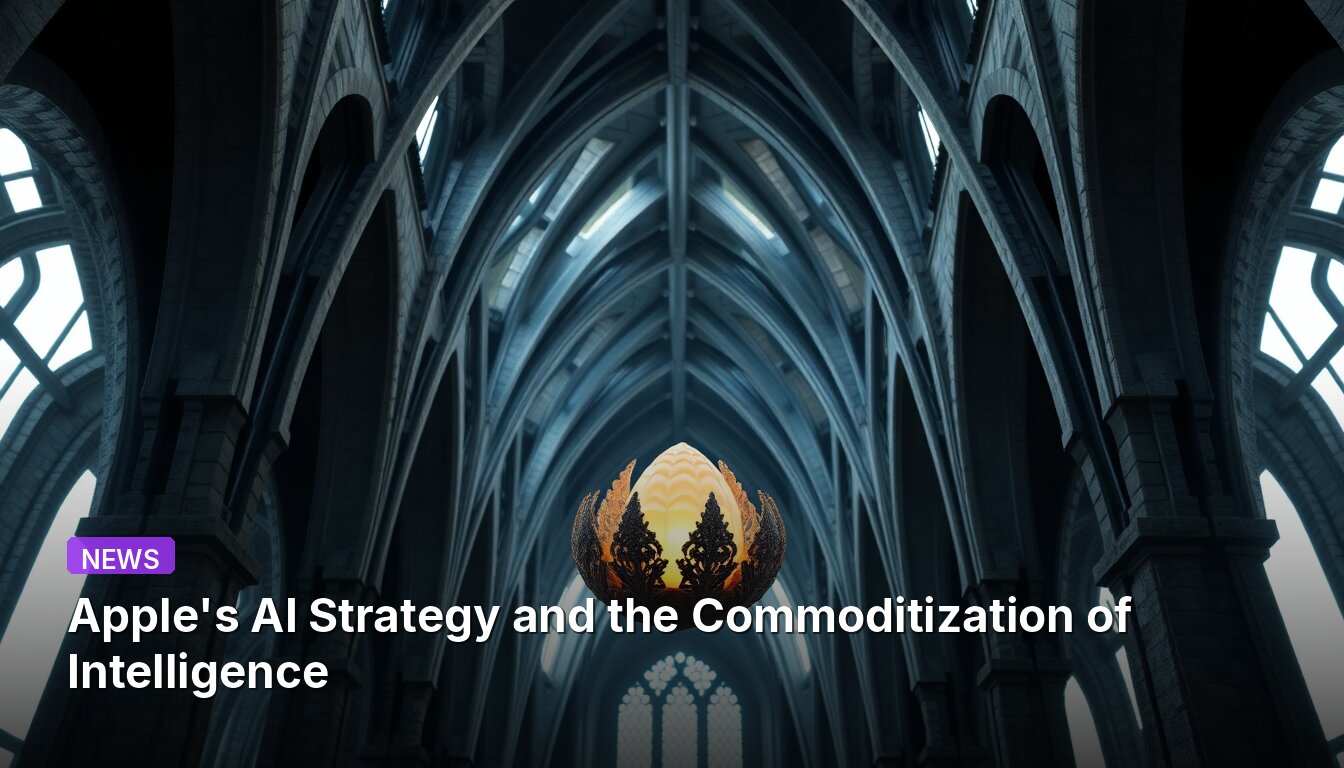 Apple's AI Strategy and the Commoditization of Intelligence