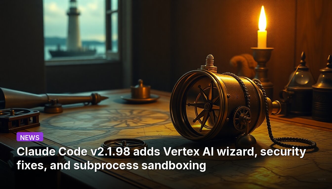 Claude Code v2.1.98 adds Vertex AI wizard, security fixes, and subprocess sandboxing