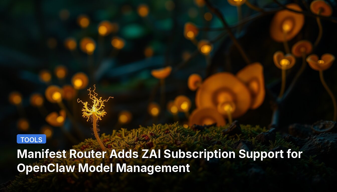 Manifest Router Adds ZAI Subscription Support for OpenClaw Model Management