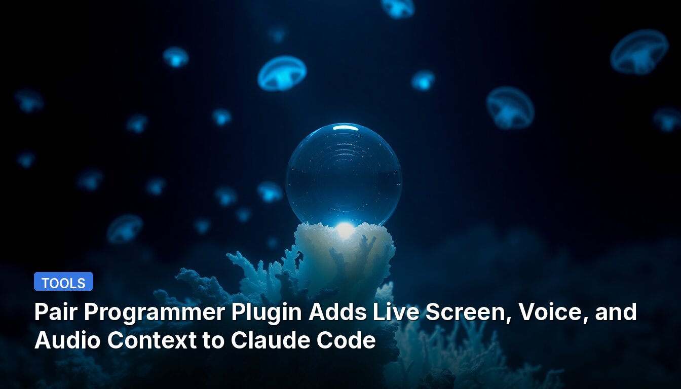 Pair Programmer Plugin Adds Live Screen, Voice, and Audio Context to Claude Code