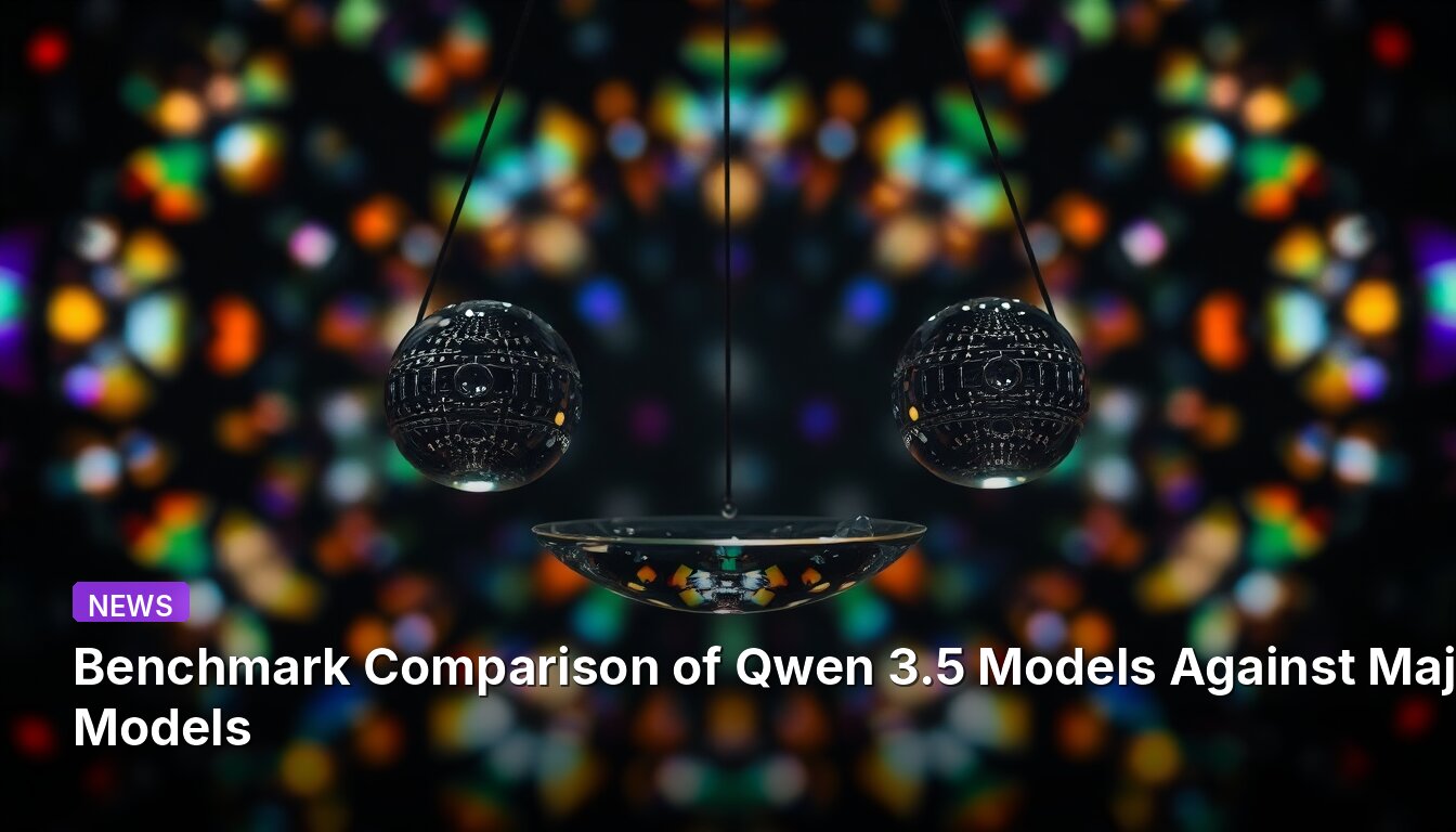 Benchmark Comparison of Qwen 3.5 Models Against Major AI Models