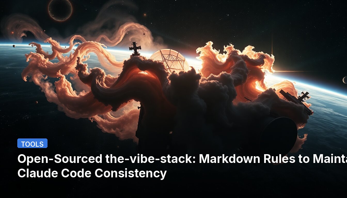 Open-Sourced the-vibe-stack: Markdown Rules to Maintain Claude Code Consistency