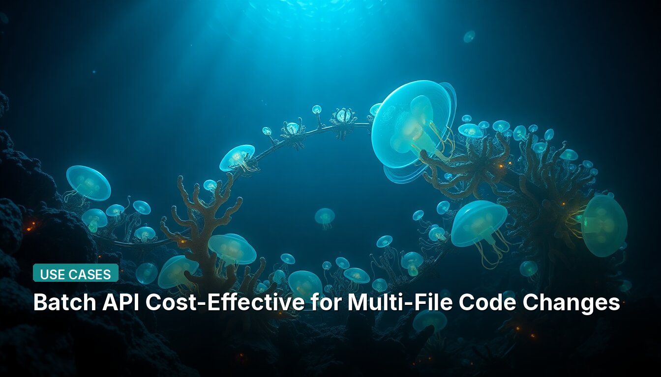 Batch API Cost-Effective for Multi-File Code Changes