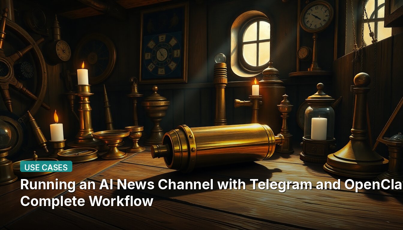 Running an AI News Channel with Telegram and OpenClaw: A Complete Workflow