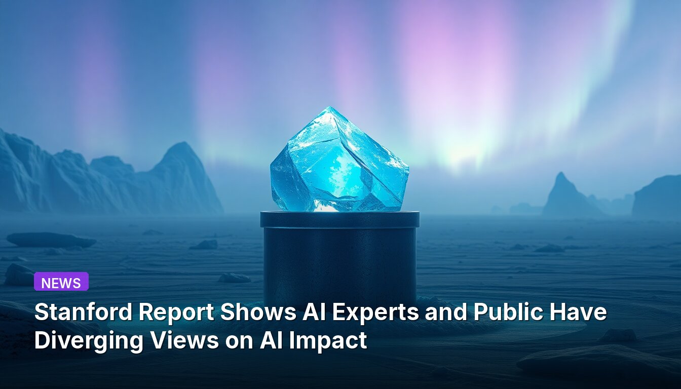 Stanford Report Shows AI Experts and Public Have Diverging Views on AI Impact
