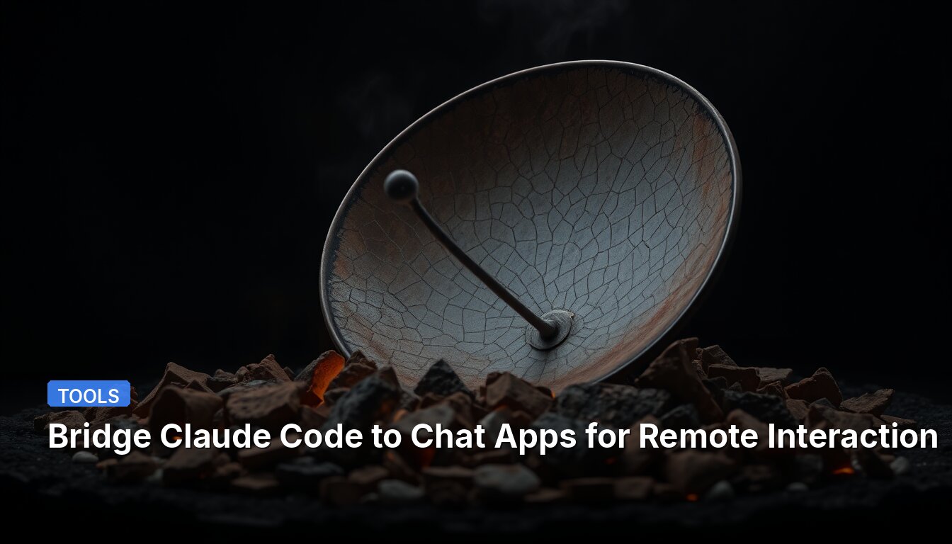 Bridge Claude Code to Chat Apps for Remote Interaction