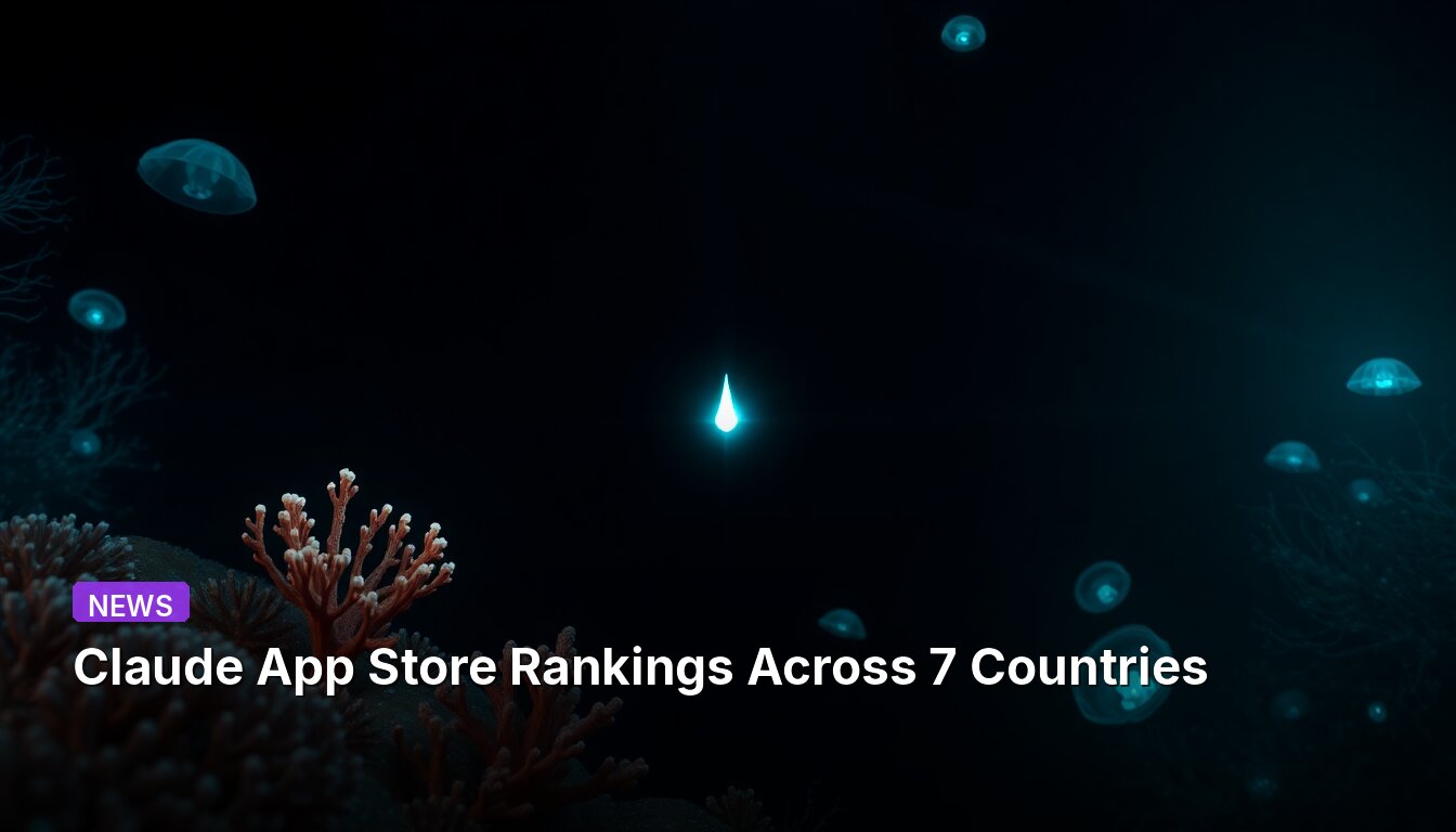 Claude App Store Rankings Across 7 Countries