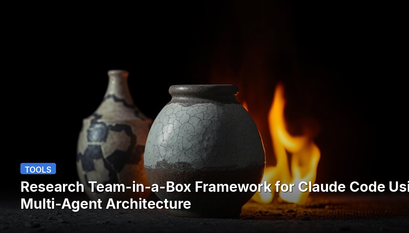 Research Team-in-a-Box Framework for Claude Code Using Multi-Agent Architecture