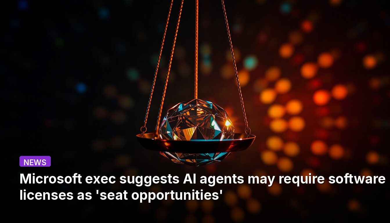 Microsoft exec suggests AI agents may require software licenses as 'seat opportunities'