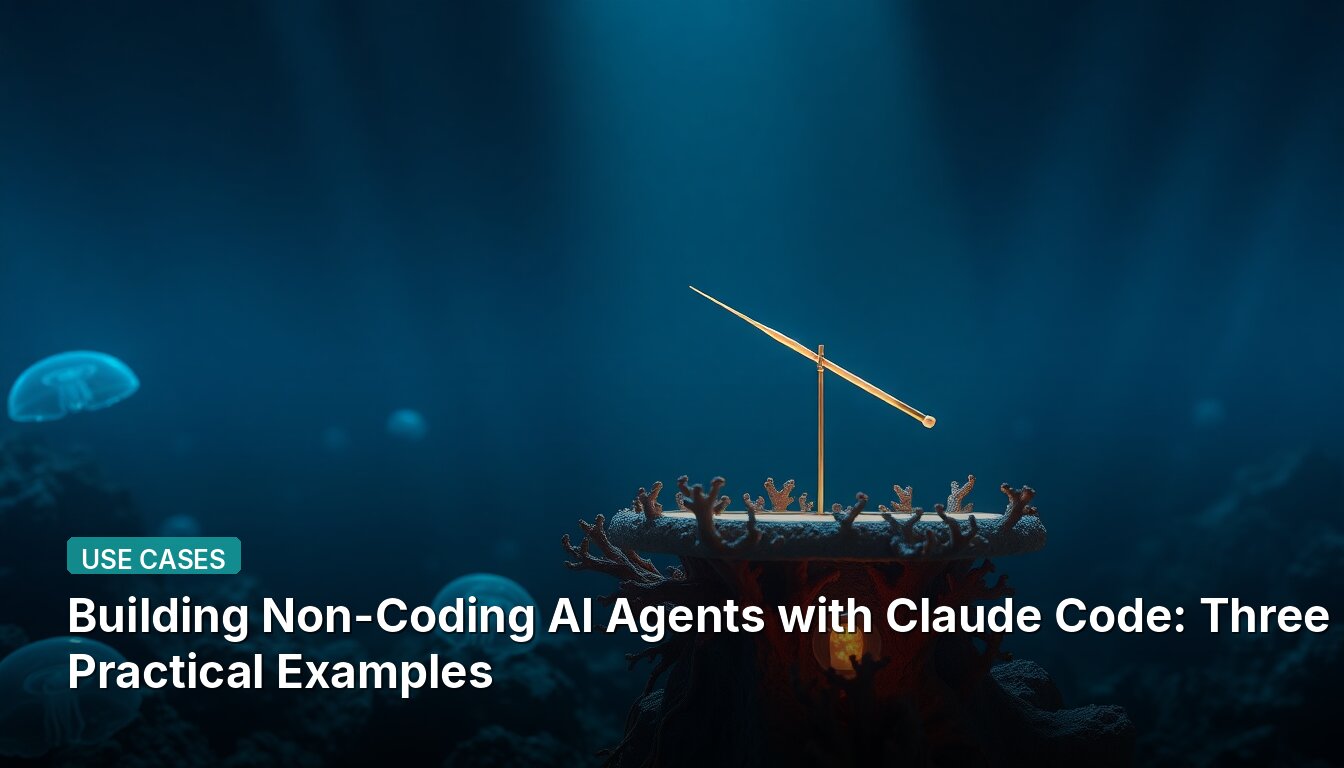 Building Non-Coding AI Agents with Claude Code: Three Practical Examples
