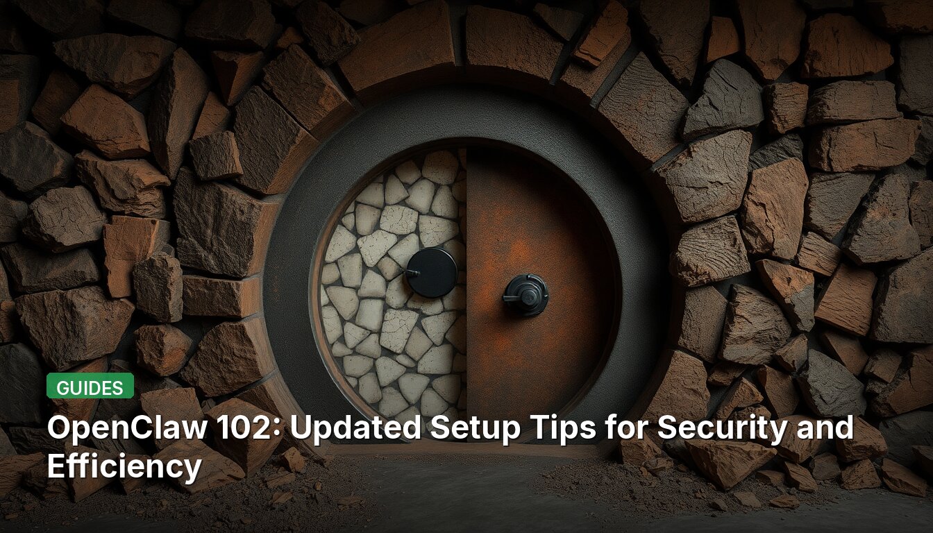 OpenClaw 102: Updated Setup Tips for Security and Efficiency