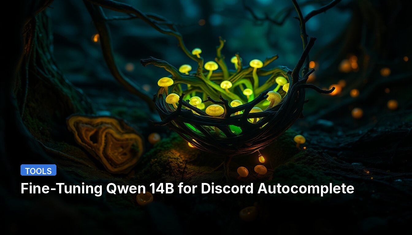Fine-Tuning Qwen 14B for Discord Autocomplete