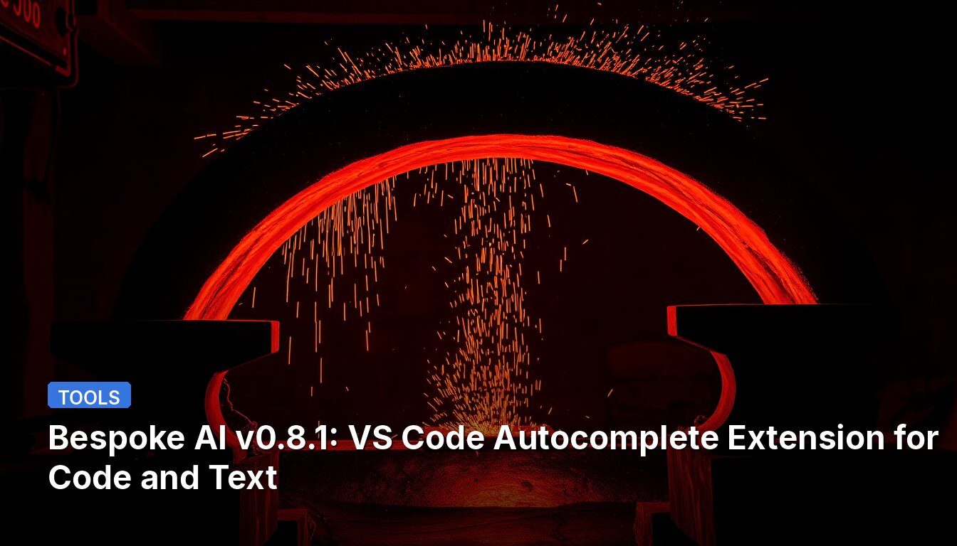 Bespoke AI v0.8.1: VS Code Autocomplete Extension for Code and Text