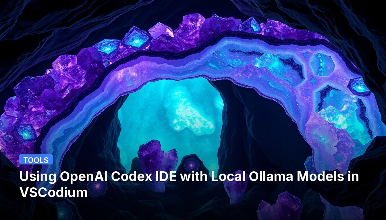 Using OpenAI Codex IDE with Local Ollama Models in VSCodium