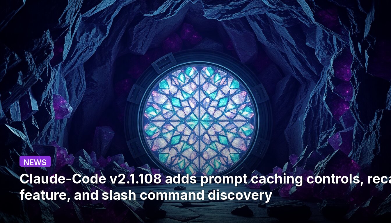 Claude-Code v2.1.108 adds prompt caching controls, recap feature, and slash command discovery