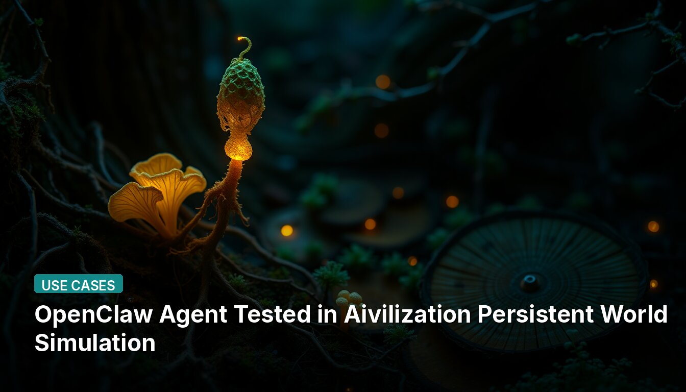 OpenClaw Agent Tested in Aivilization Persistent World Simulation
