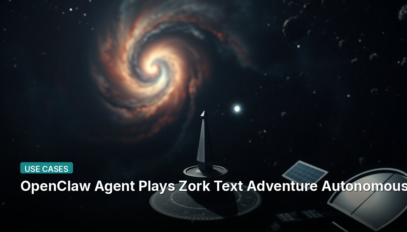 OpenClaw Agent Plays Zork Text Adventure Autonomously