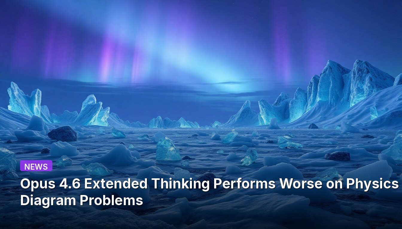 Opus 4.6 Extended Thinking Performs Worse on Physics Diagram Problems