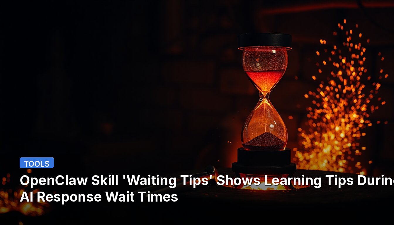 OpenClaw Skill 'Waiting Tips' Shows Learning Tips During AI Response Wait Times
