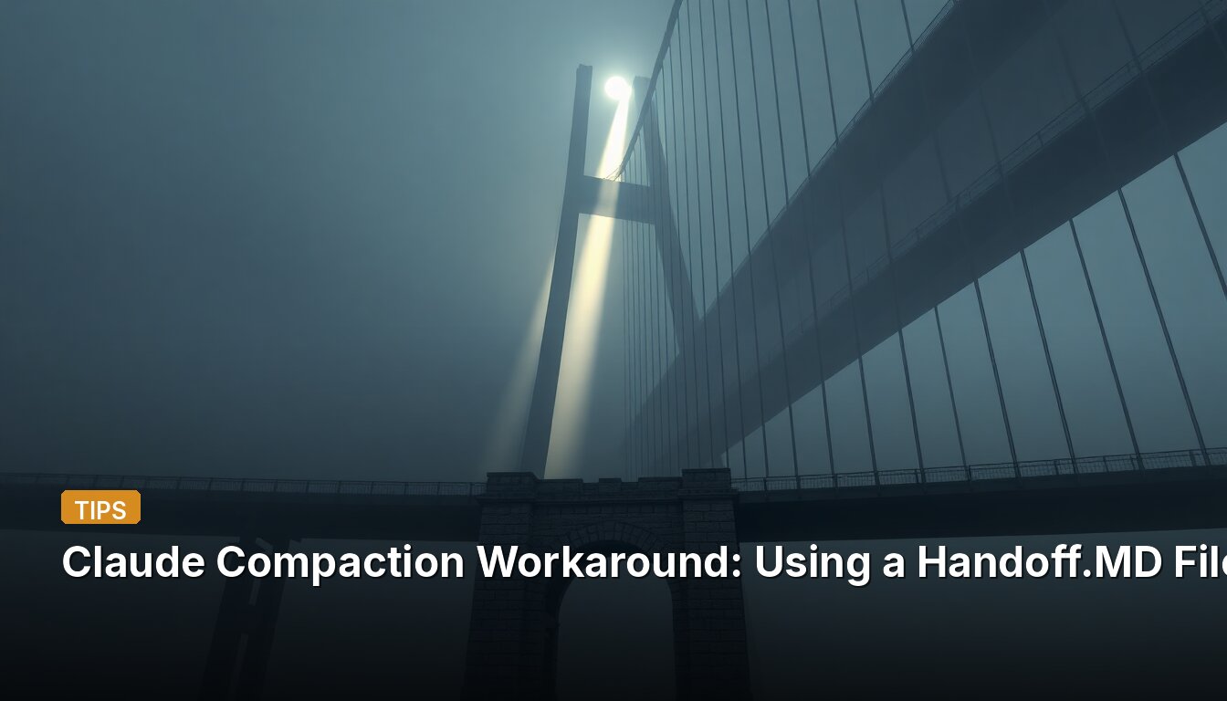 Claude Compaction Workaround: Using a Handoff.MD File