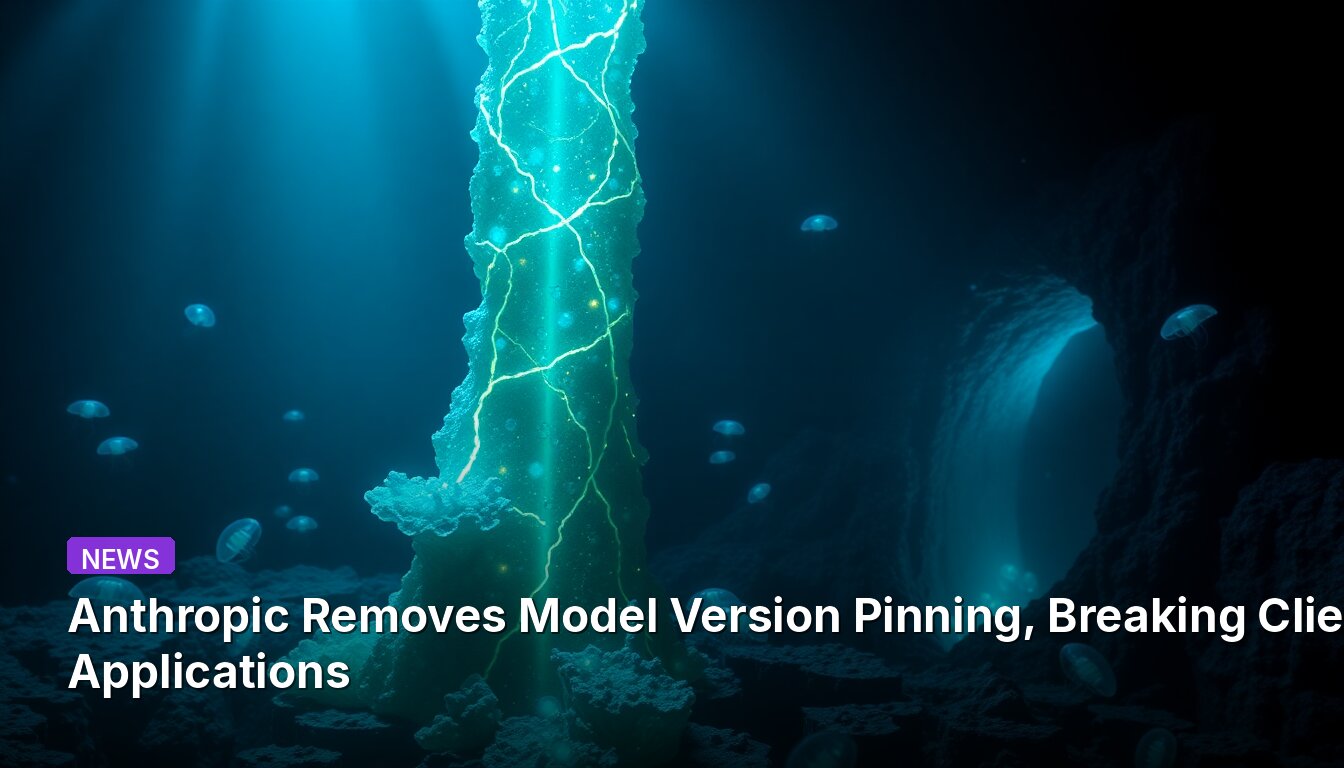 Anthropic Removes Model Version Pinning, Breaking Client Applications