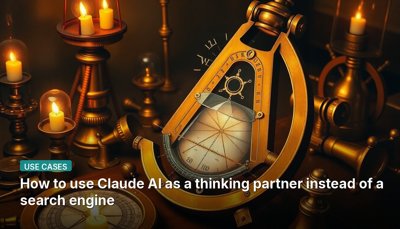 How to use Claude AI as a thinking partner instead of a search engine