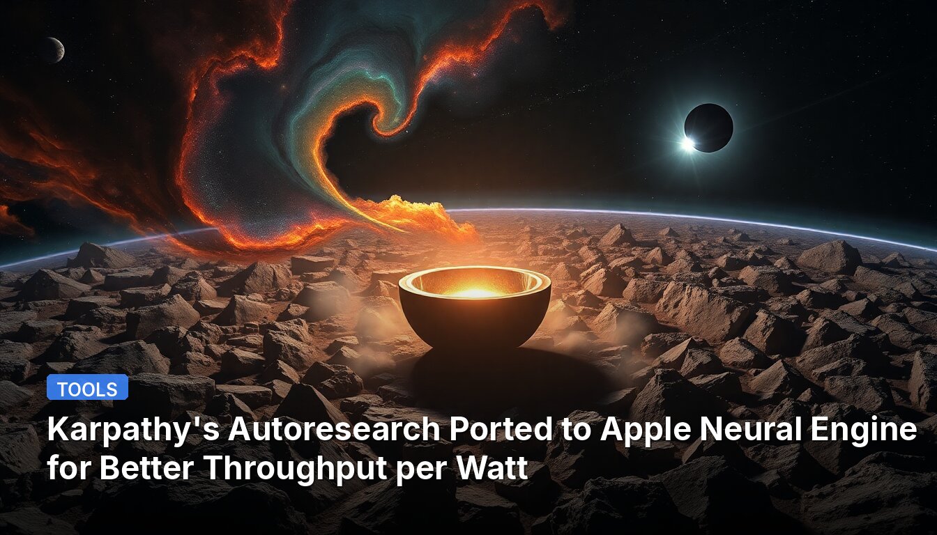 Karpathy's Autoresearch Ported to Apple Neural Engine for Better Throughput per Watt