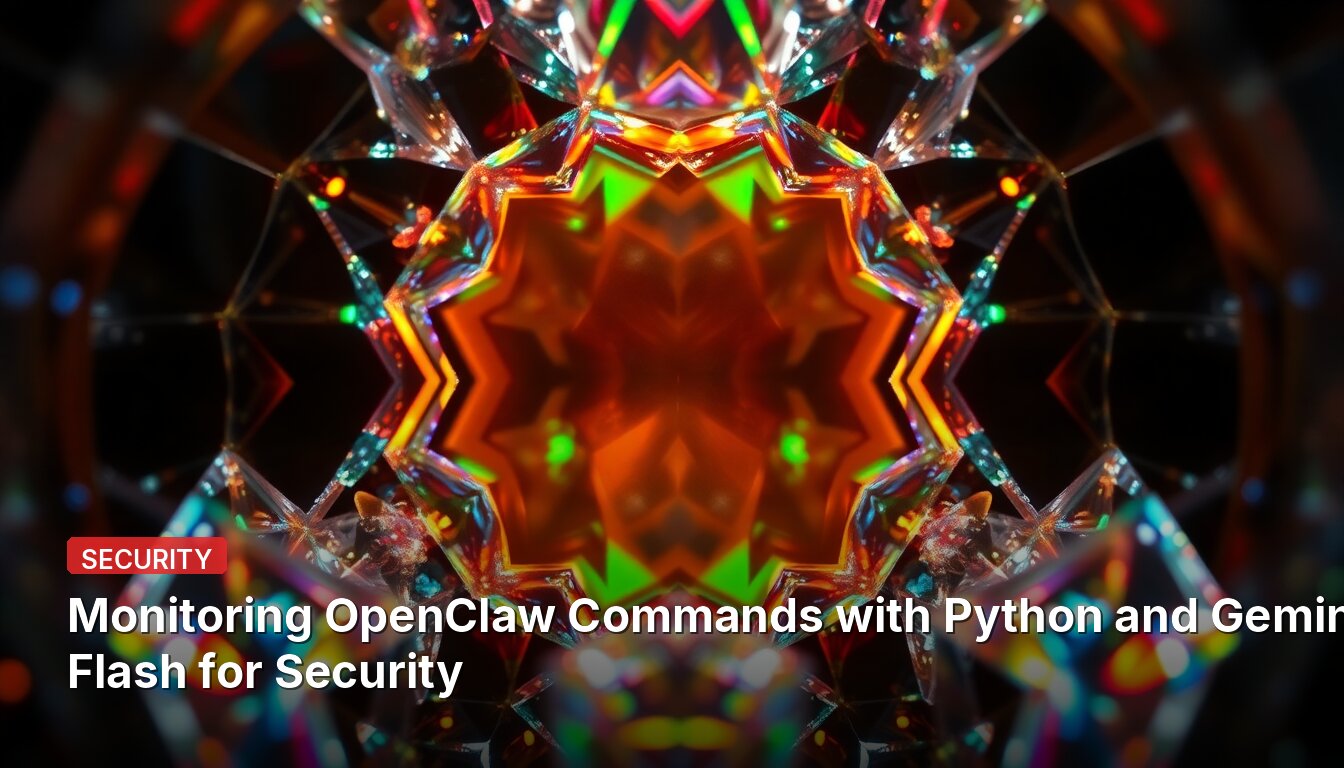 Monitoring OpenClaw Commands with Python and Gemini Flash for Security