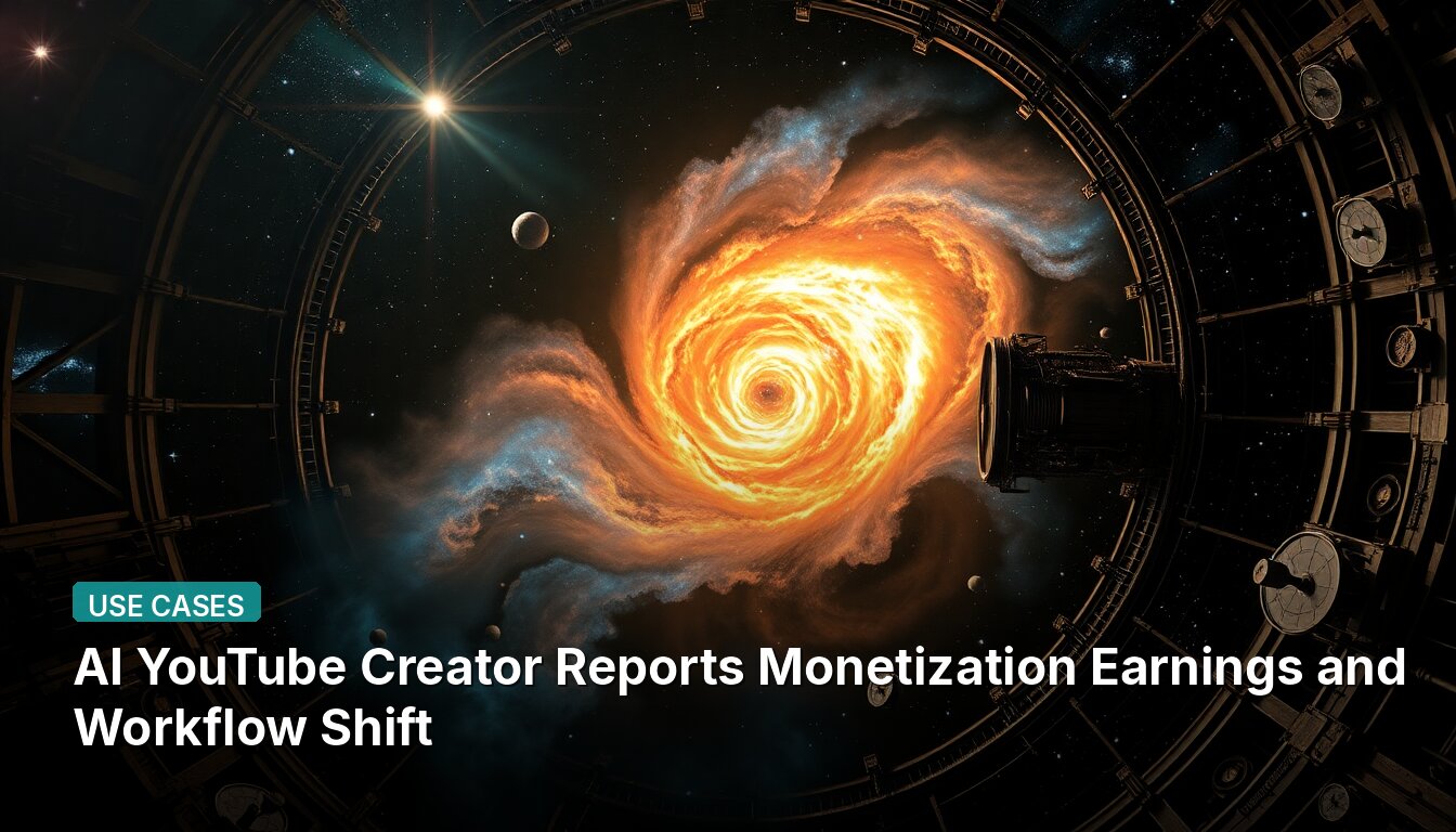 AI YouTube Creator Reports Monetization Earnings and Workflow Shift