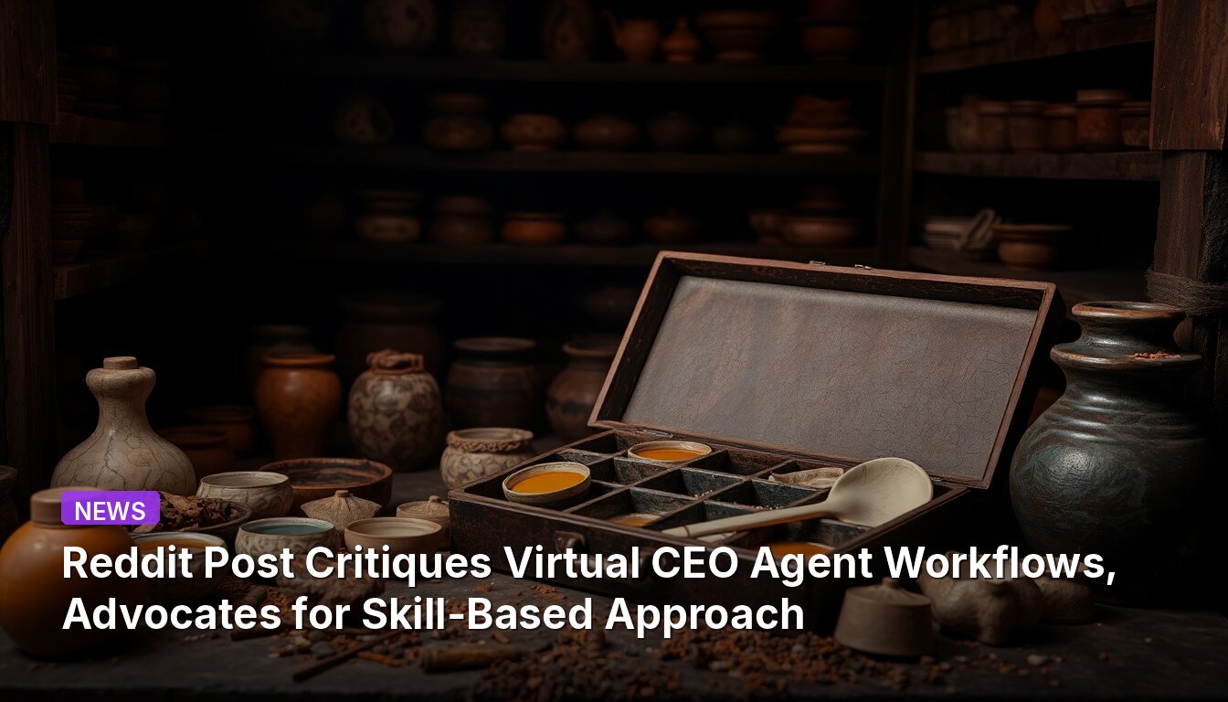Reddit Post Critiques Virtual CEO Agent Workflows, Advocates for Skill-Based Approach