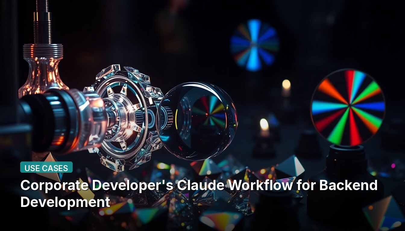 Corporate Developer's Claude Workflow for Backend Development