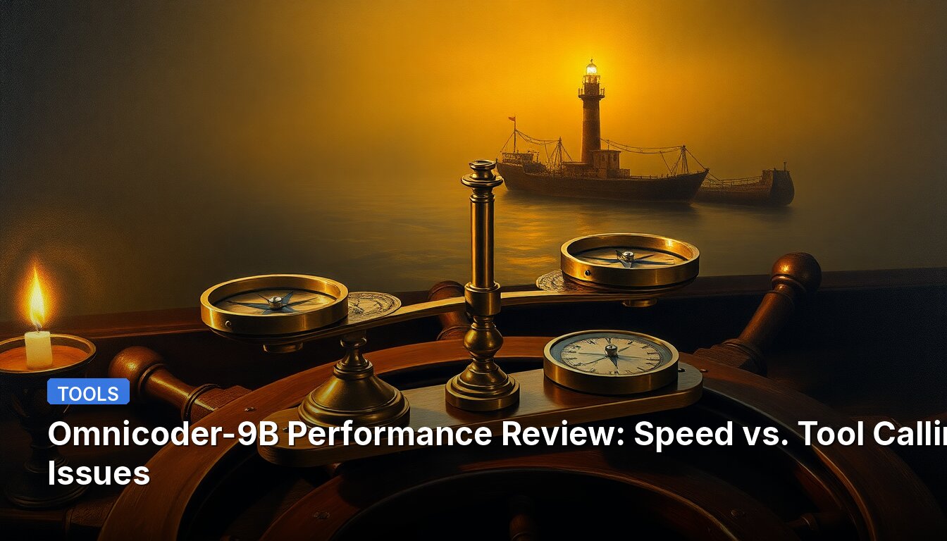 Omnicoder-9B Performance Review: Speed vs. Tool Calling Issues
