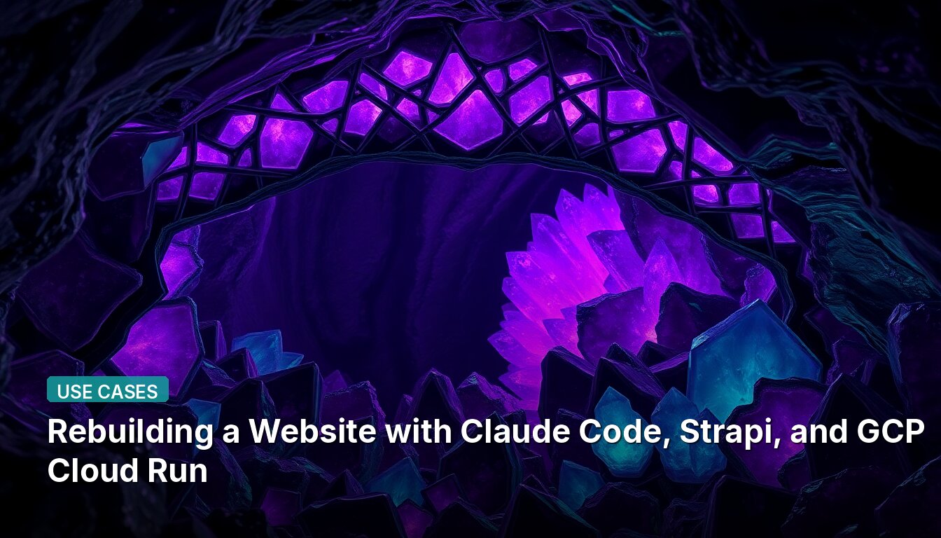 Rebuilding a Website with Claude Code, Strapi, and GCP Cloud Run