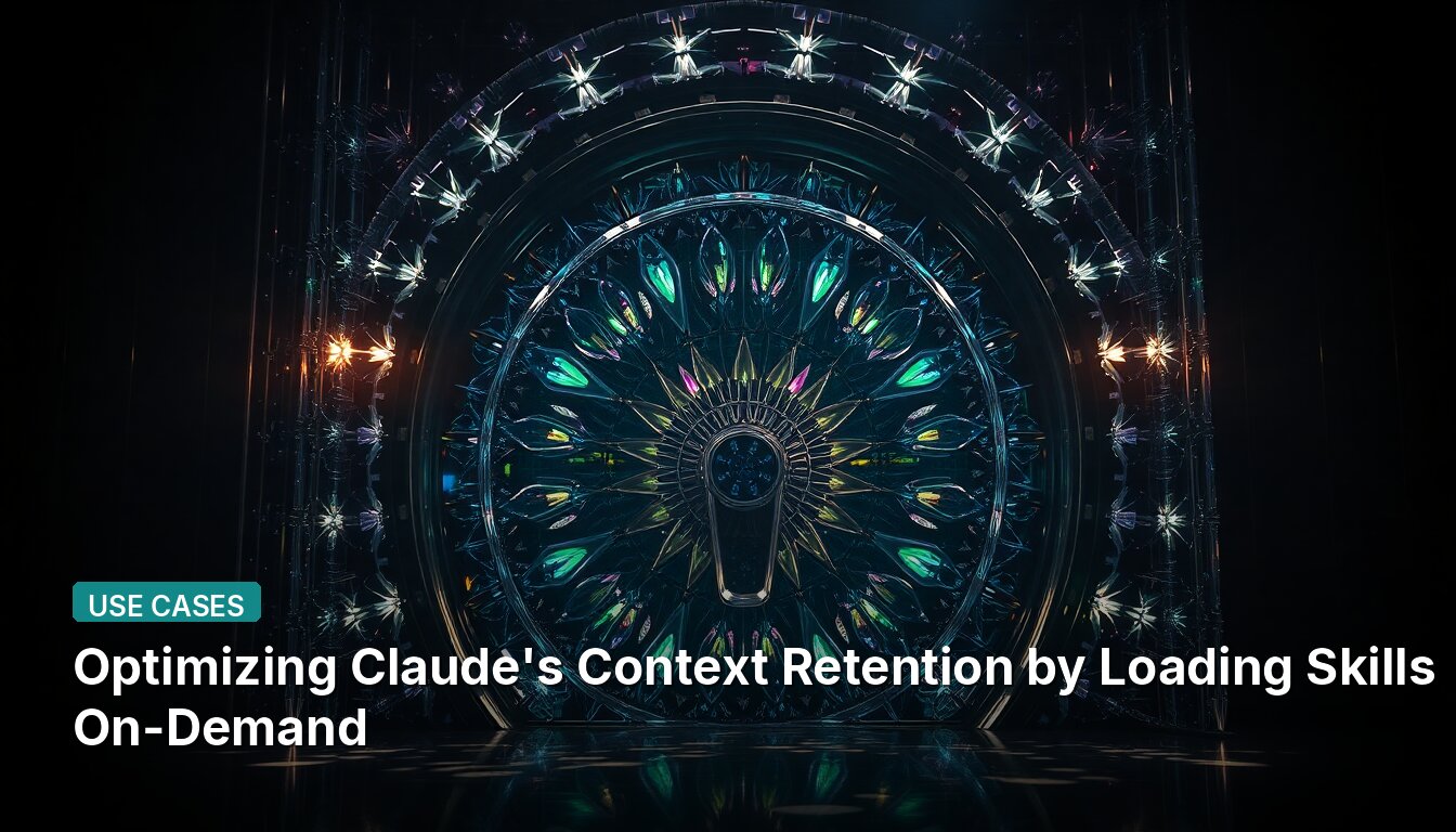 Optimizing Claude's Context Retention by Loading Skills On-Demand