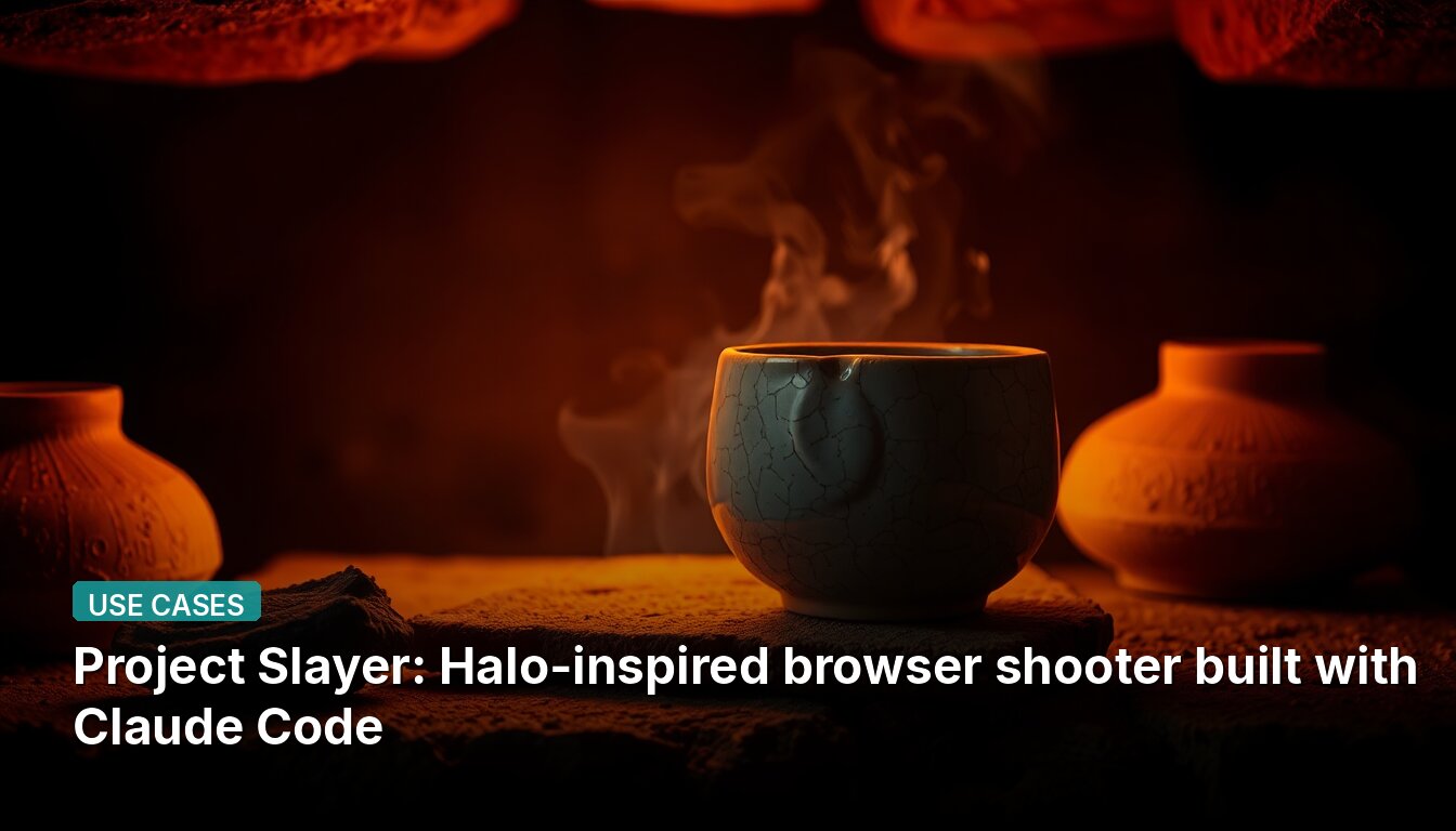 Project Slayer: Halo-inspired browser shooter built with Claude Code