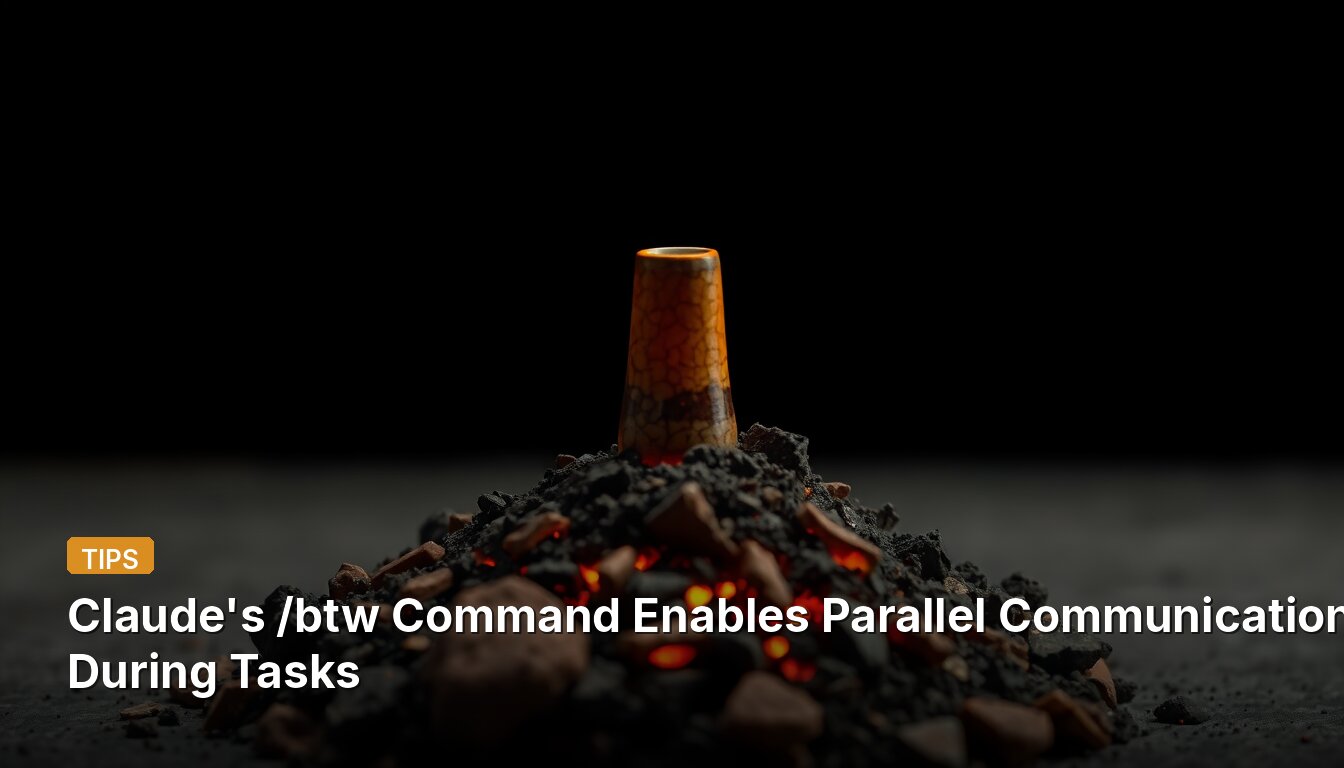 Claude's /btw Command Enables Parallel Communication During Tasks