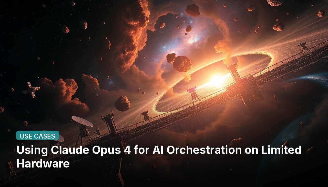 Using Claude Opus 4 for AI Orchestration on Limited Hardware