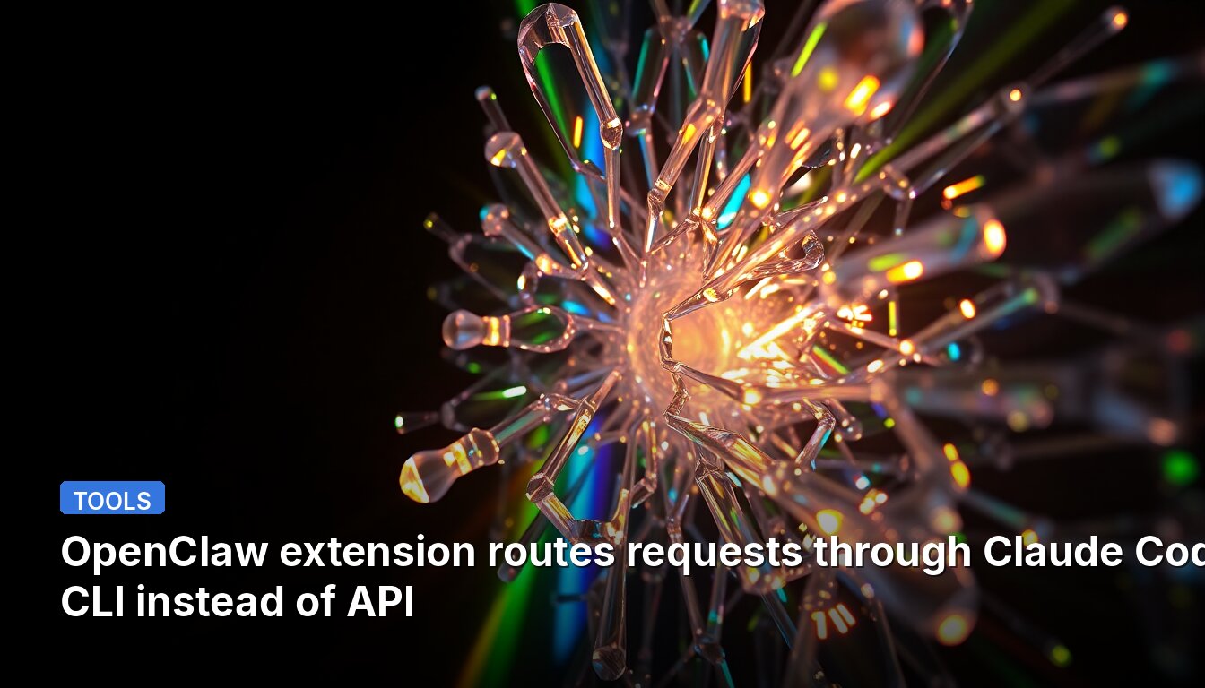 OpenClaw extension routes requests through Claude Code CLI instead of API