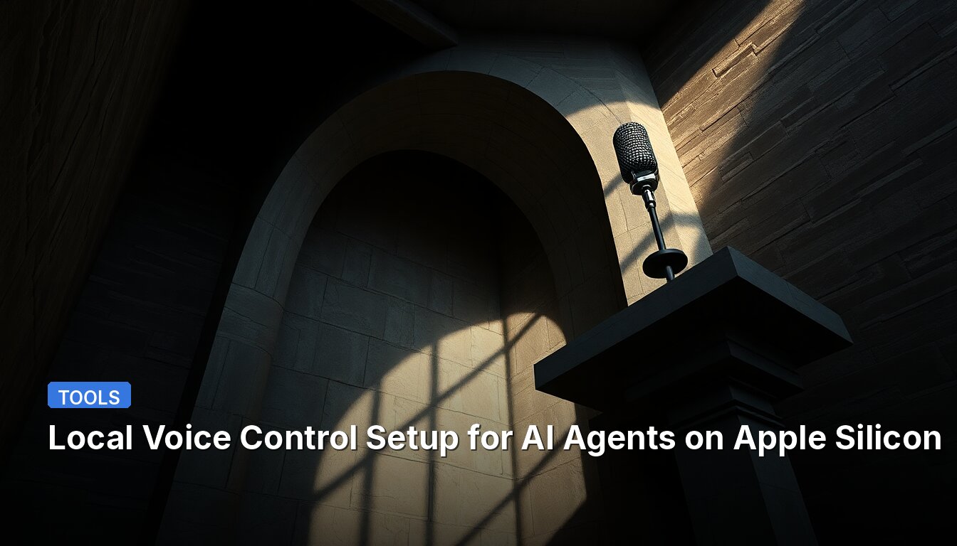 Local Voice Control Setup for AI Agents on Apple Silicon