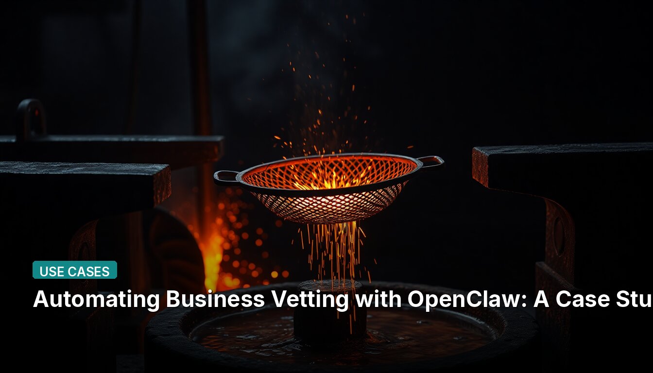 Automating Business Vetting with OpenClaw: A Case Study