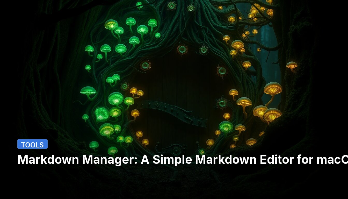Markdown Manager: A Simple Markdown Editor for macOS