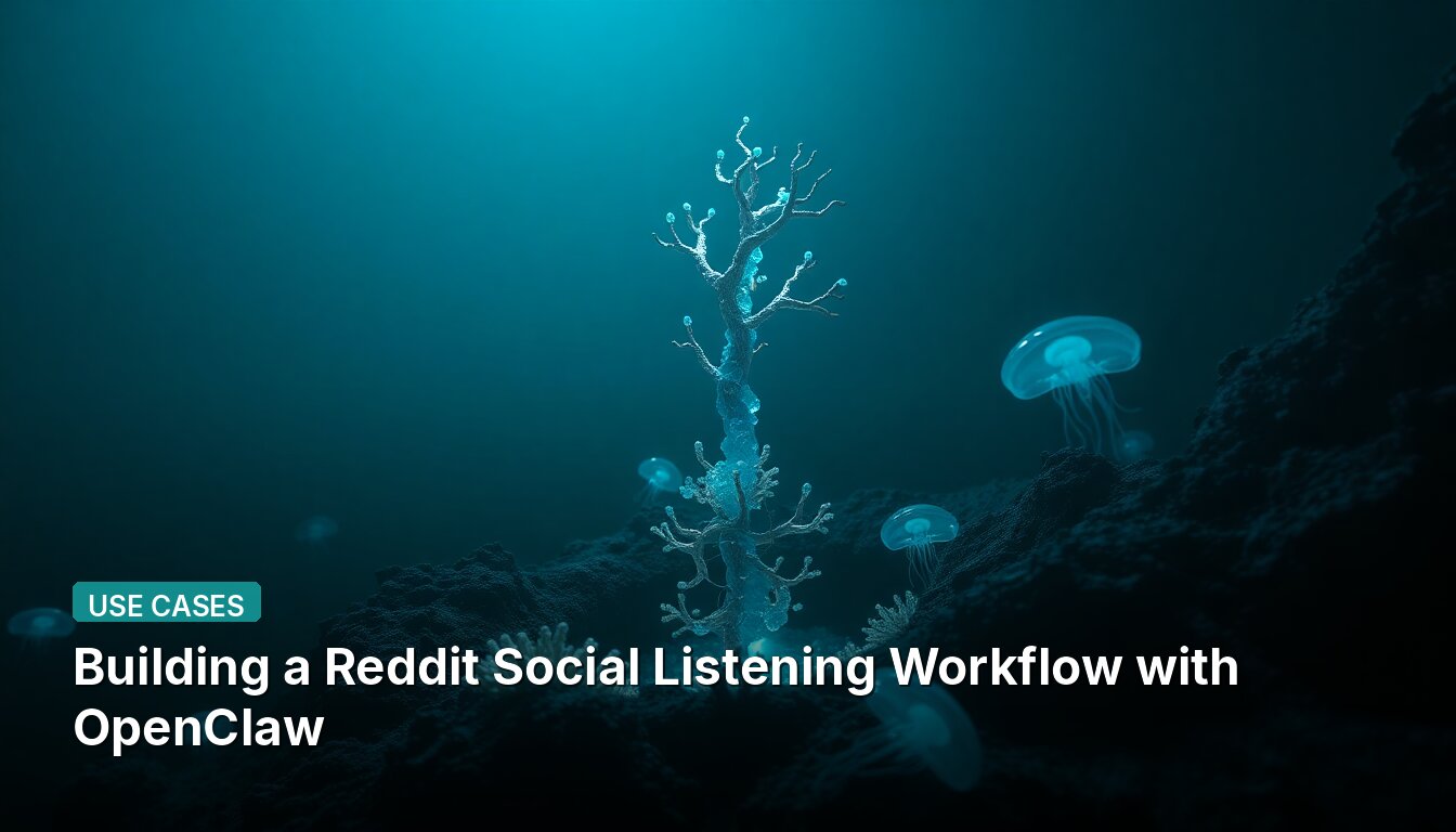 Building a Reddit Social Listening Workflow with OpenClaw