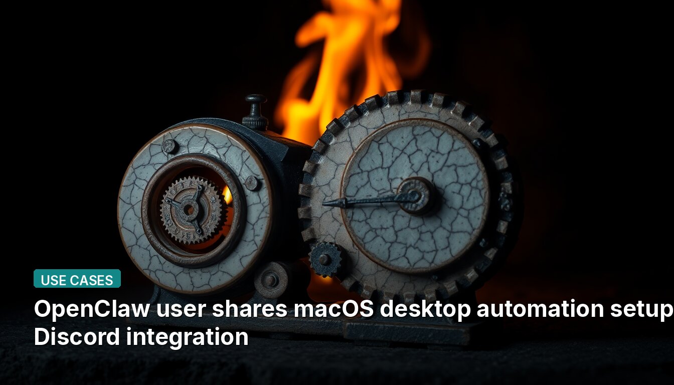 OpenClaw user shares macOS desktop automation setup with Discord integration