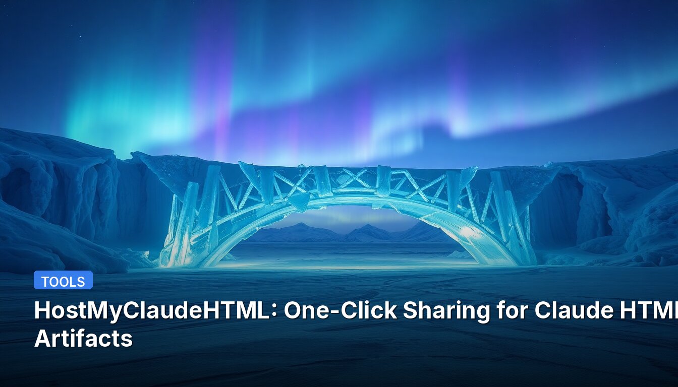 HostMyClaudeHTML: One-Click Sharing for Claude HTML Artifacts
