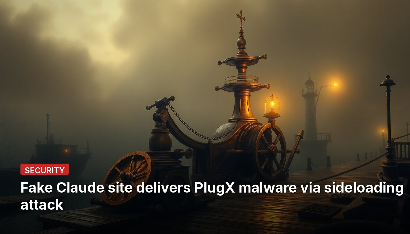 Fake Claude site delivers PlugX malware via sideloading attack