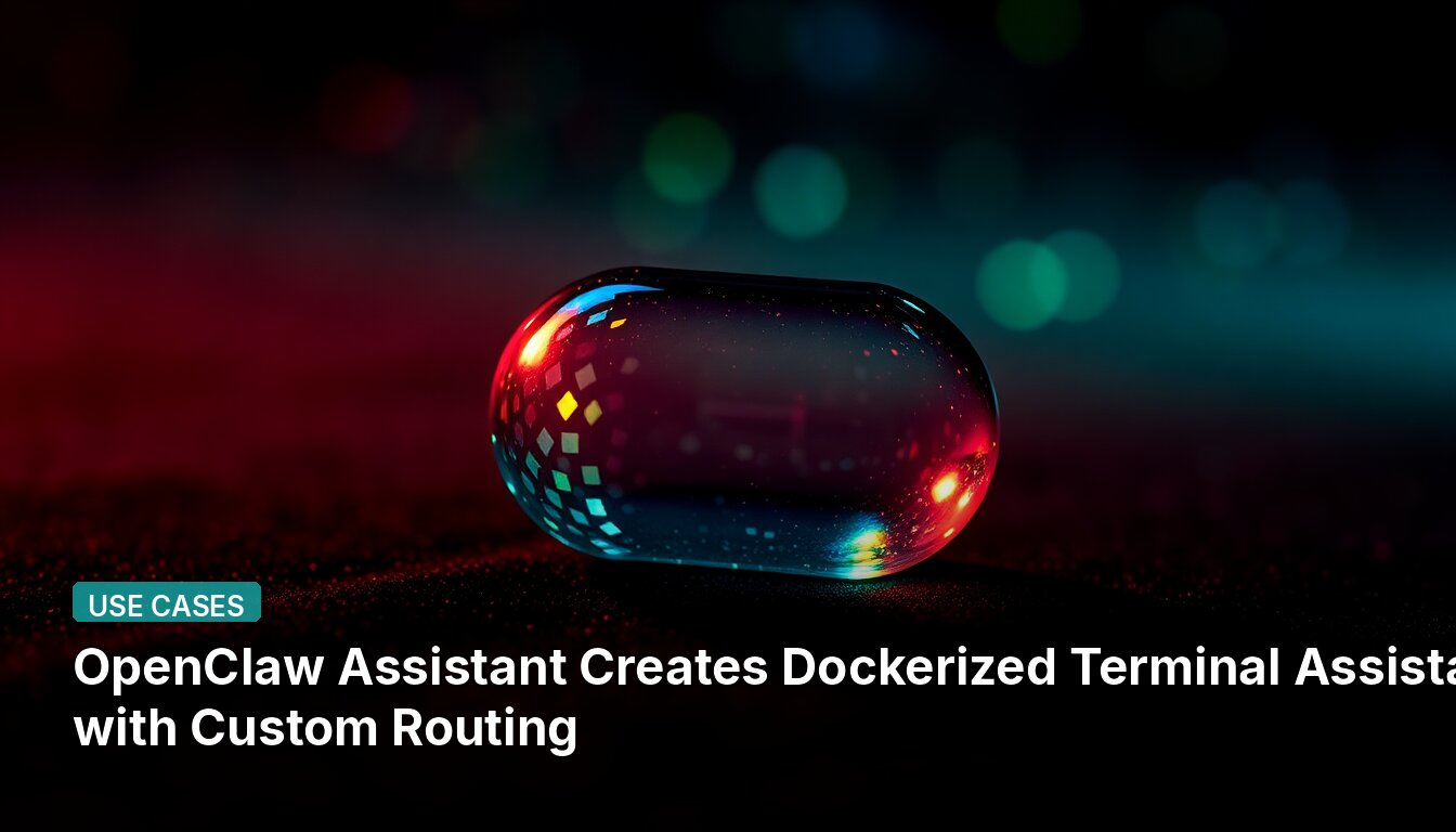 OpenClaw Assistant Creates Dockerized Terminal Assistant with Custom Routing