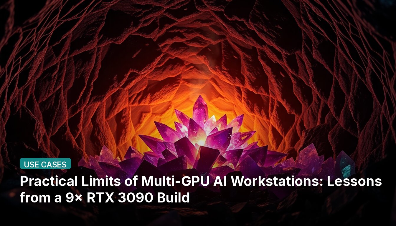 Practical Limits of Multi-GPU AI Workstations: Lessons from a 9× RTX 3090 Build